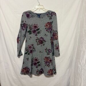 Architect brand floral long sleeve A-line dress.